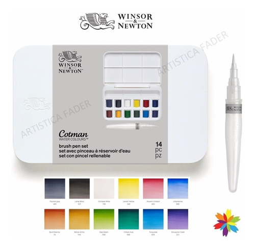 Acuarelas Cotman Waterbrush Winsor & Newton Barrio N.