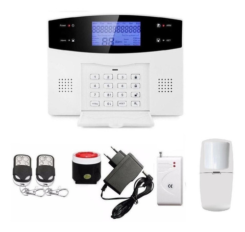 Kit Alarma Domiciliaria Inalambrica Gsm Wl Español Zdas35
