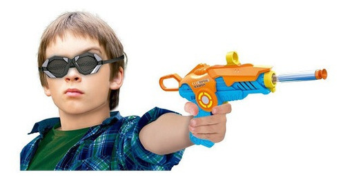 Pistola Lanzadora Acción Extrema Con Dardos Y Lentes 20 Cm