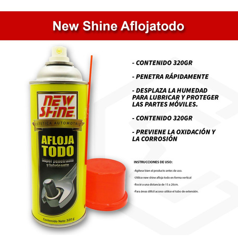 Aflojatodo Penetrante Y Lubricante Previene Oxidacion