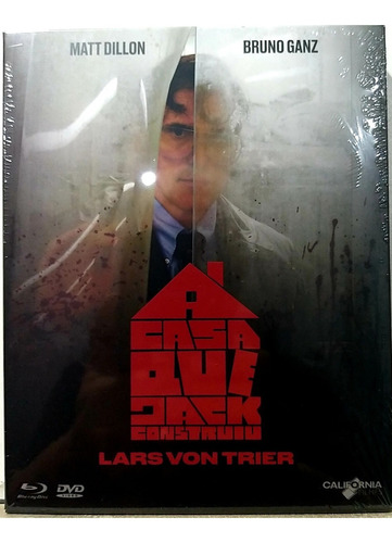 A Casa Que Jack Construiu Pôster Livreto Card 1 Bluray 1 Dvd