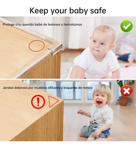 Prueba Bebés Protector Esquina Mesa Seguridad Bebé Protector