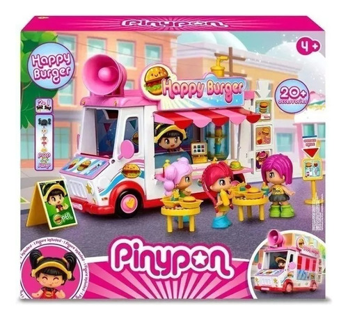  Pinypon Hamburguesería Con Figura Y Accesorios  