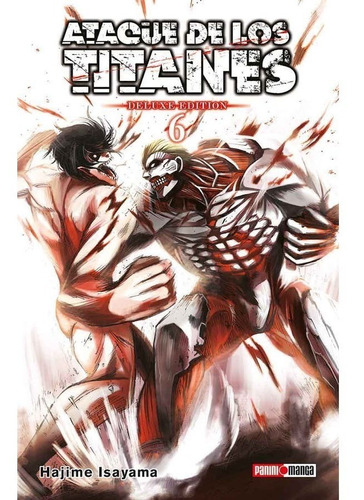 Manga Panini Ataque De Los Titanes Deluxe 2 En 1 tomo 6 Español Panini México