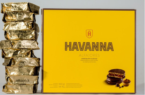 Alfajores Havanna Chocolate Por 18 Unidades 