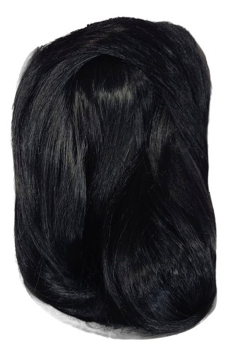 Pelucas Tonos Simil Natural Lacio Punta Sin Fleqillo Tamaño De La Base 60cm Tono Negro 1