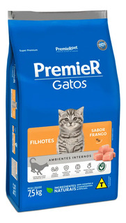 Ração Seca Premier Super Premium para Gato Filhote de Frango 7.5 kg