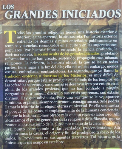 Imagen 2 de 2 de Los Grandes Iniciados/ Edouard Schuré/ Envio Incluido.