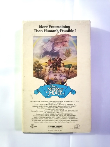 The Muppet Movie Pelicula Formato Beta 1979 Importada Ing