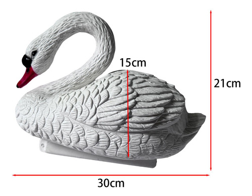 Decoración De Estanque Con Estatuilla De Cisne, Adorno De