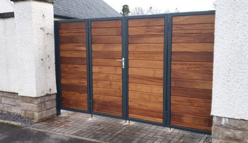 Portones En Hierro Y Madera
