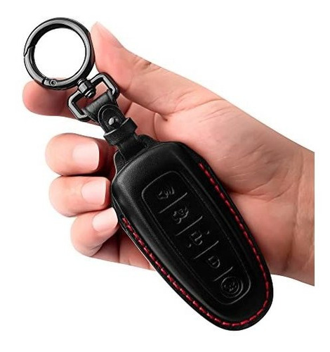 Tukellen For Ford Leather Key Fob Cover Key Shell Zyz6u