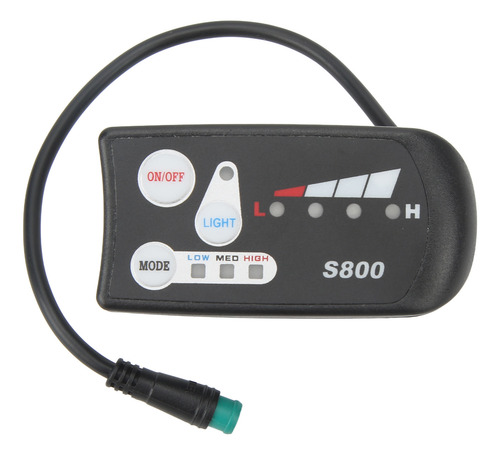 Medidor De Pantalla Eléctrica Para Bicicleta S800 Led A Prue