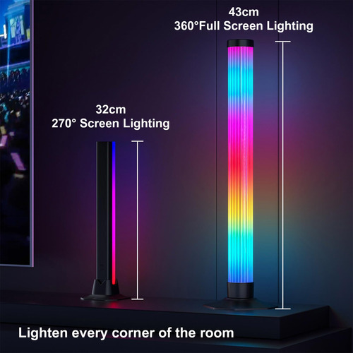 Miheal 16.53 360 ° Rgb Barras De Luz Led Tv Backlight Con Mo
