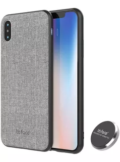 Funda Magnética Para iPhone XS, Bb Face Gris