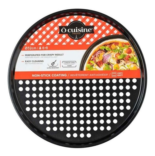 Molde Para Pizza Pizzera 32m Ocuisine Bakeware Antiadherente