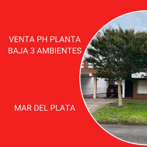 Venta Ph 3 Ambientes P/b En Mar Del Plata