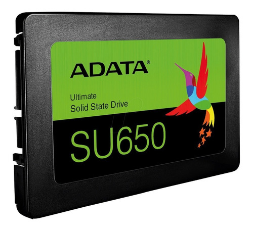 Disco Estado Sólido Ssd Adata Su650 240gb 2.5 Sata Nand 3d Color Negro