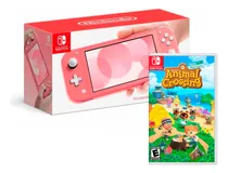 Comprar Consola Nintendo Switch Lite Coral + Animal Crossing