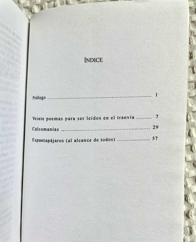 Oliverio Girondo Veinte Poemas Para Ser Leídos En El Tranvia (Usado)