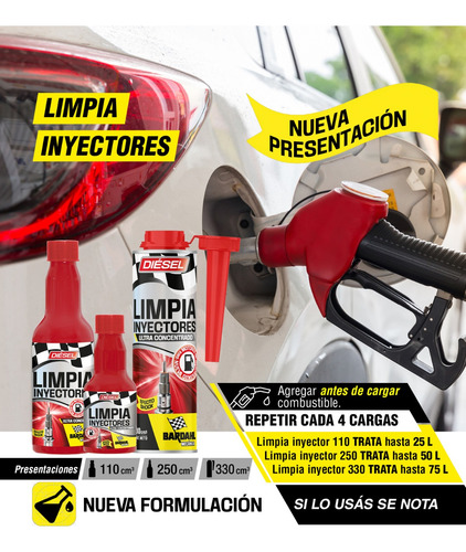 Kit Elevador De Cetano & Limpia Inyectores Diesel 250ml X 2u