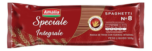 Macarrão Integral Santa Amália Speciale N°8 500g