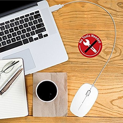 Ratón Con Cable Óptico De 800 Dpi Macally 3 Botón Usb Con Ca