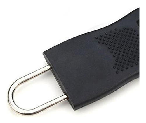 10x Negro Desmontable Zip Negro 2.5x1.5cm Los 3.4x1.4cm