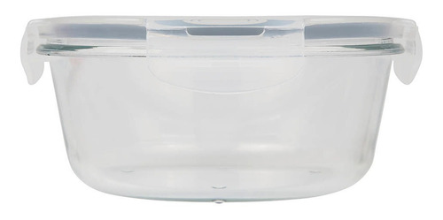 Pote Tupper Hermetico De Vidrio Mor 0.8lt Redondo