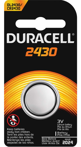 Procter & Gamble Durdl2430bpk Duracell Bateria Litio General