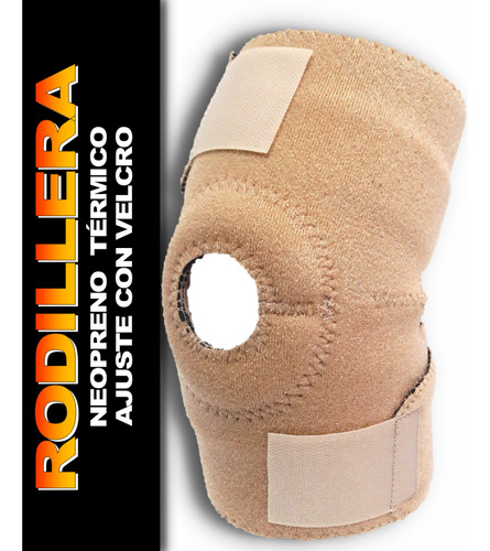 Neopreno Rodillera Abierta Deportiva - Unitalla Ajustable