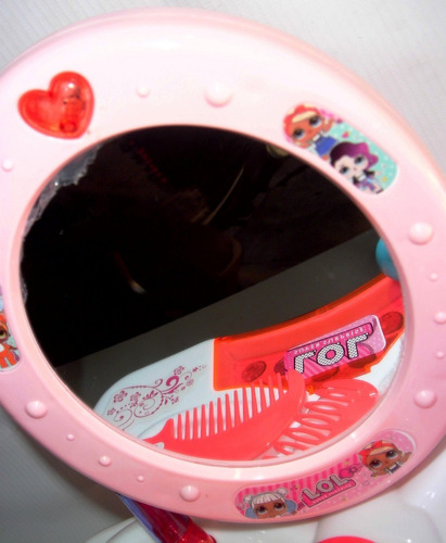 Imagen 8 de 10 de Mini Peinadora De Juguete Set De Belleza Niñas Con Accesorio