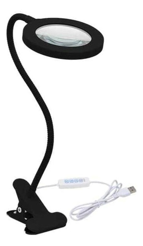 Lámpara Led Con Lupa Flexible