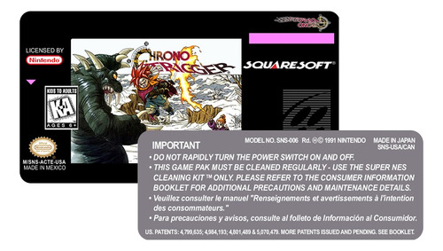 Jogo Chrono Trigger Para Snes