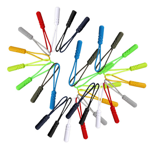 30x Zip Puller Zip Fixer Zipper Pulls Cord Para Trolley