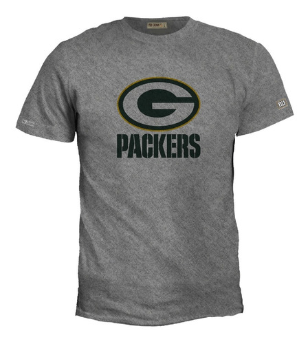 Camiseta Estampada Premask Greenbay Packers Stacked Nfl Igk