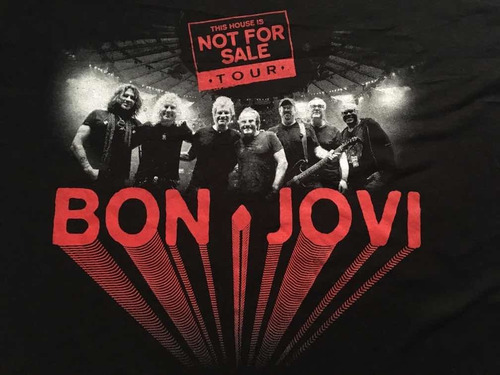 Playera 2xl Bon Jovi Tour 2018 This House Is Not For Sale (Usado)