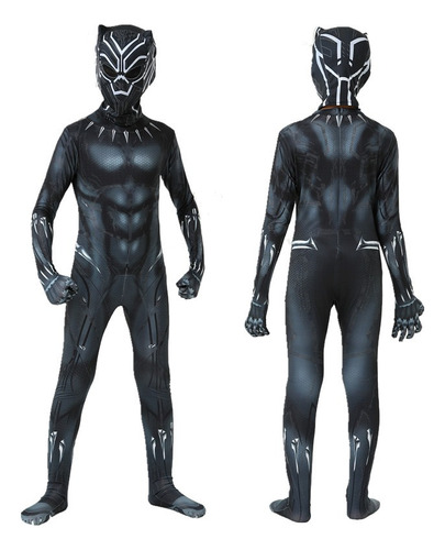 Disfraz Black Panther Niños Cosplay Anime Halloween Disfrace