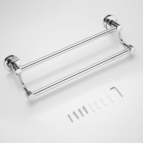 / Barras De Toalla Dobles Ajustables Para El Baño De 15 A