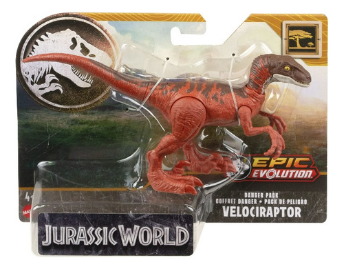 Dinosaurio Velociraptor Jurassic World Epic Evolution 20 Cm