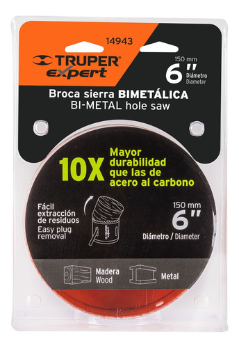 Sierra Copa Bimetálica 6 Pulgadas Truper 14943