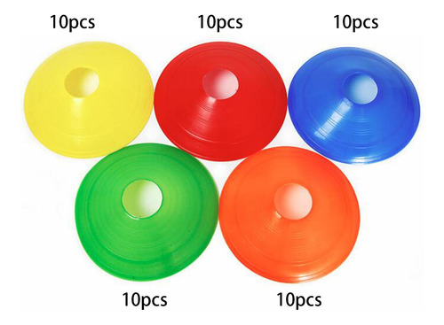 50x/conjunto De Cones De Futebol Treinamento Cruzado