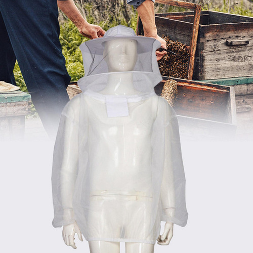Chaqueta Apicultora, Traje Apícola Ventilado, Capucha Para E