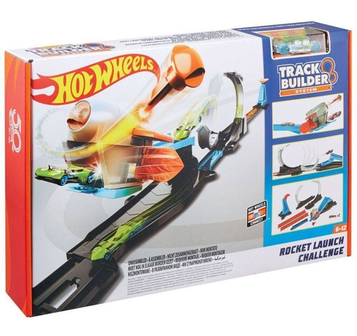 Pista De Autos Hot Wheels Reto De Cohete Mattel Flk60 Manias