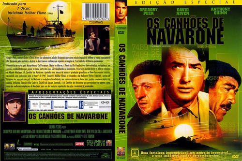 Os Canhões De Navarone Gregory Peck, David Niven, Dub E Leg
