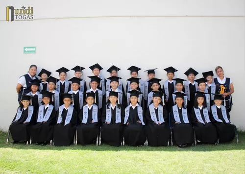 Toga Y Birrete Negro Niño -a Graduación Preescolar Set 2 Pza