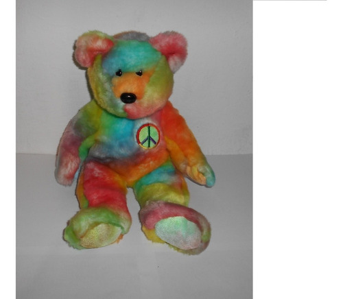 Peluche Oso Ty Beanie Babies Peace 35 Cms