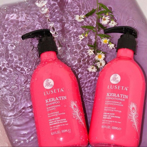 Set De ChampĂș Y Acondicionador Luseta Keratin Full + Travel