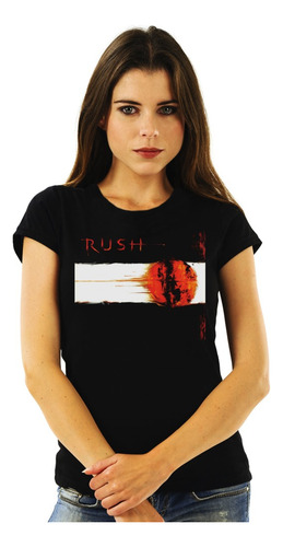 Polera Mujer Rush Vapor Trails Rock Impresión Directa