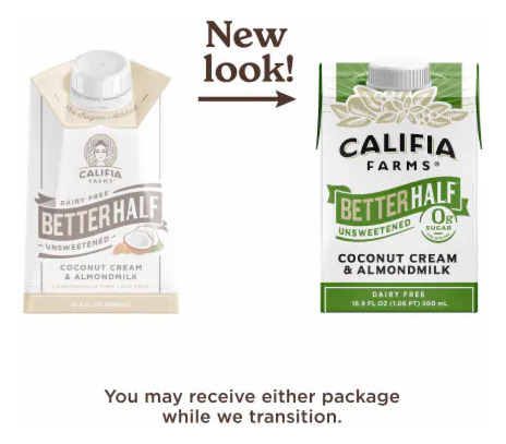 2pz Crema Para Cafe Califia Farms Better Half Sin Endulzar